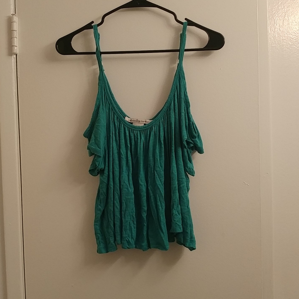 Blue-Green Top